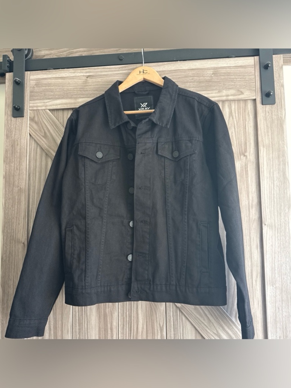 XRAY jeans black denim jacket unisex M